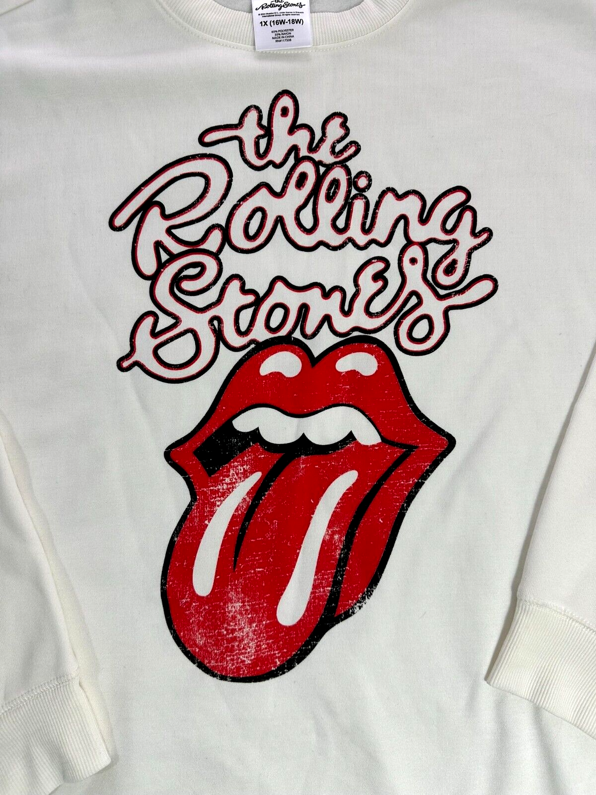 Women's Rolling Stones Sweatshirt- Size XL