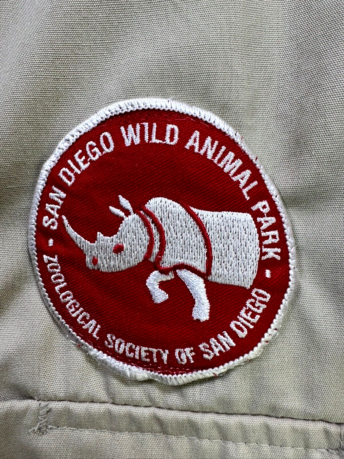 Men's San Diego Wild Animal Park Button Down Shirt- Size M