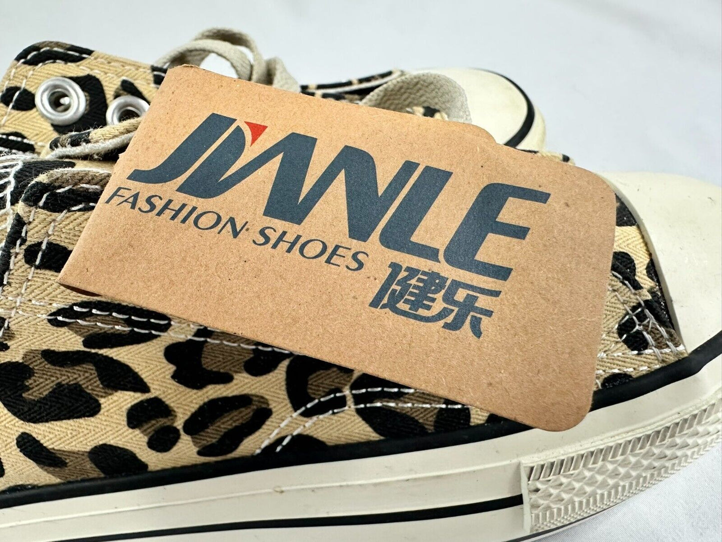 Women's Animal Print Platform Sneakers- Size 6
