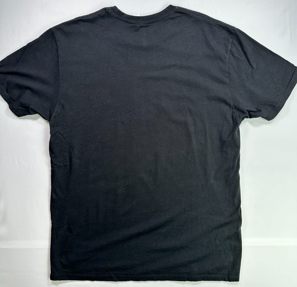 Men's Black Death Row T Shirt- Size L