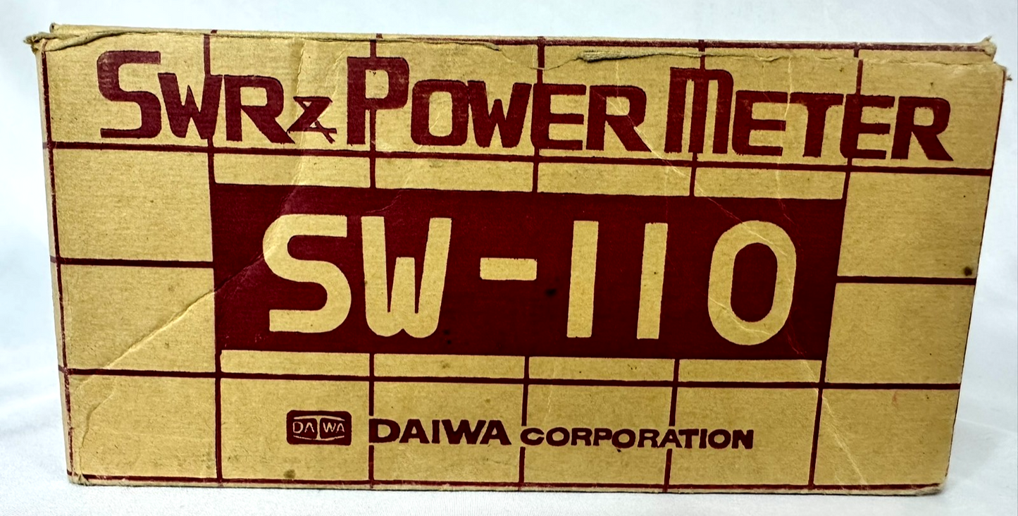 Daiwa SW-110 SWR Power Meter For HAM Radio