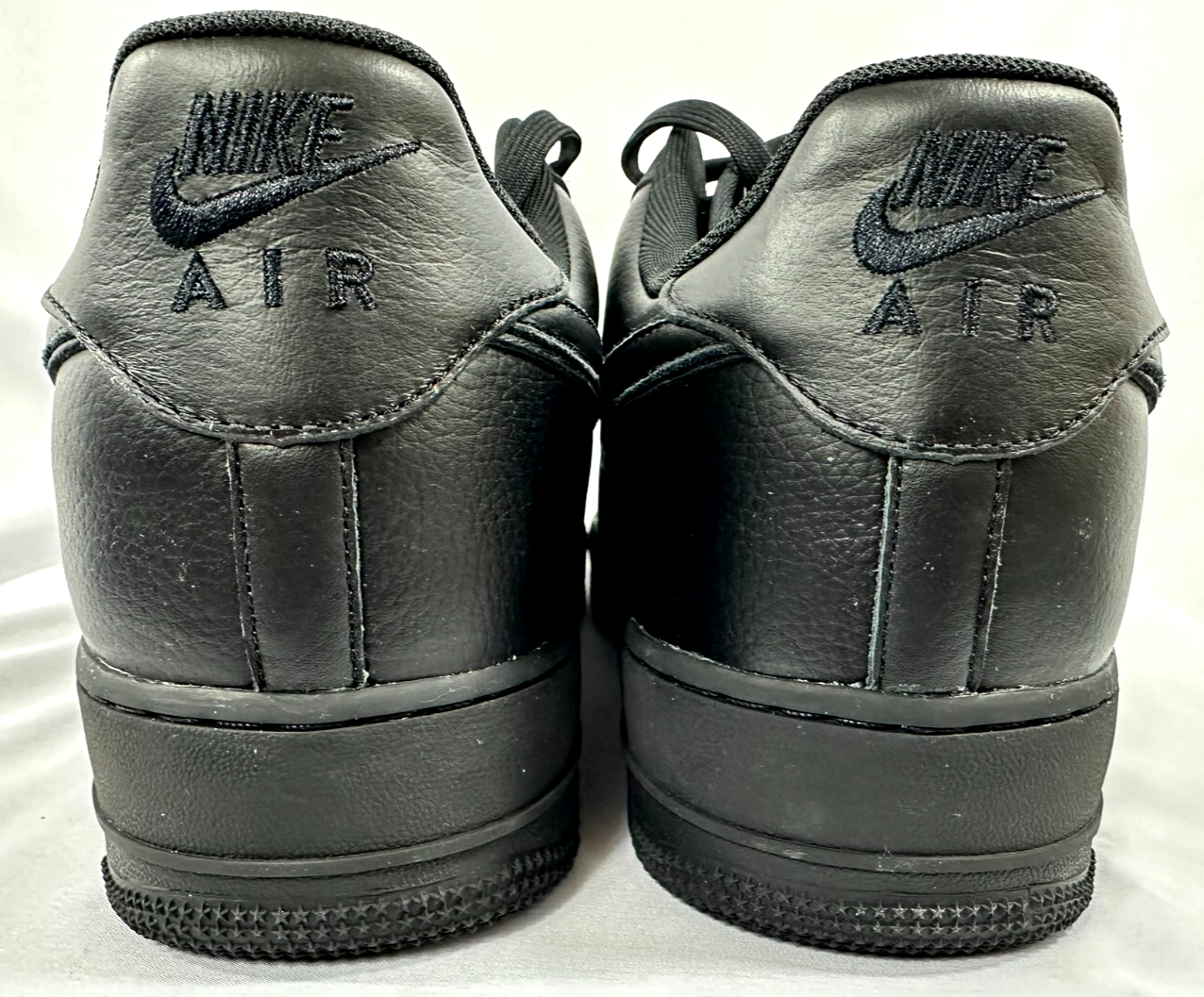 Men's Triple Black Nike Air Force 1 Low ESS (HF0659-900) Size 16