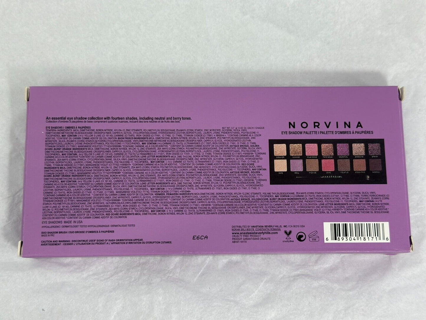 Anastasia Beverly Hills Norvina Eyeshadow Palette- D'Ombres A Paupieres