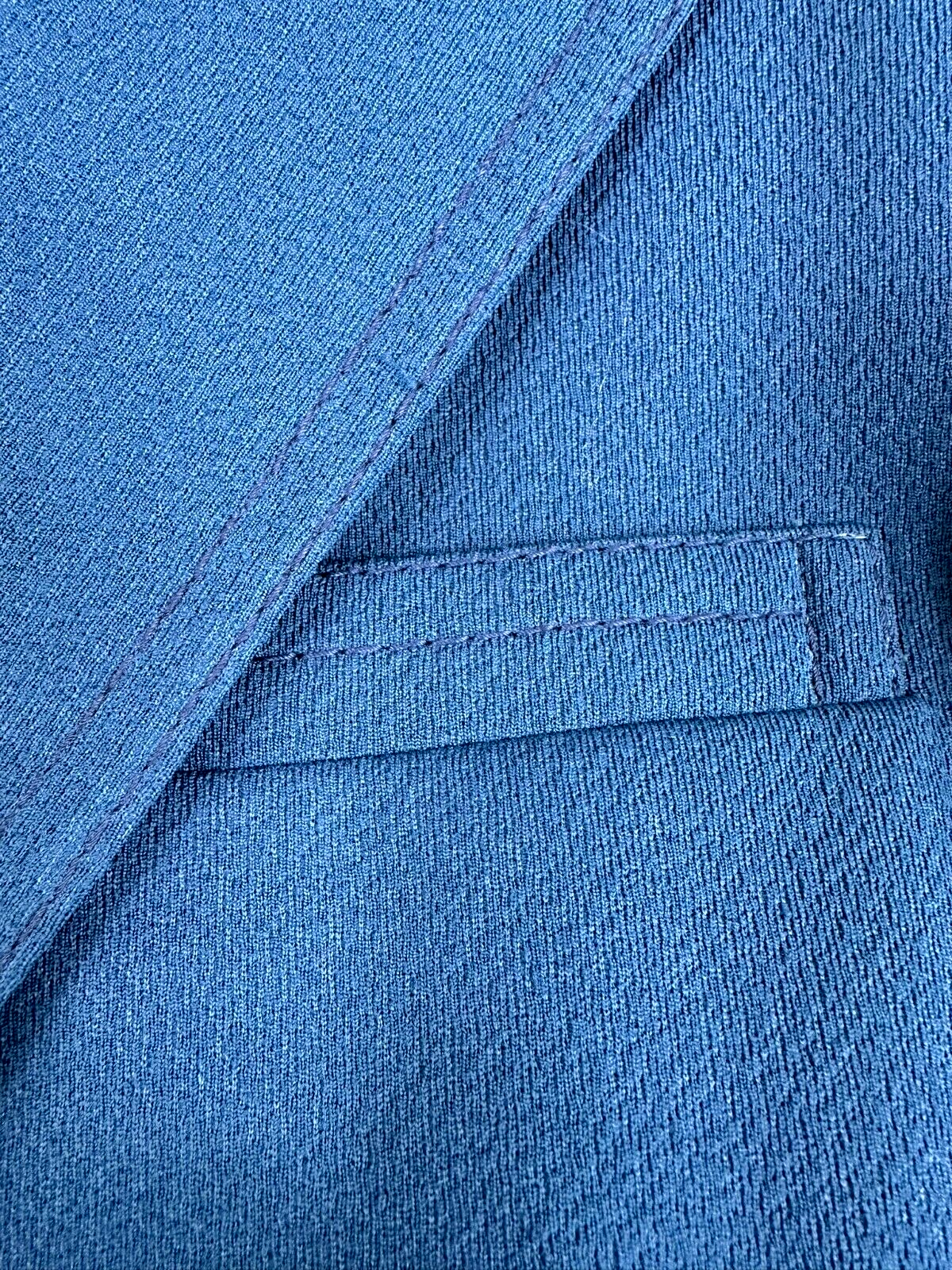 Men's Vintage Blue Textured Blazer- Size 36R