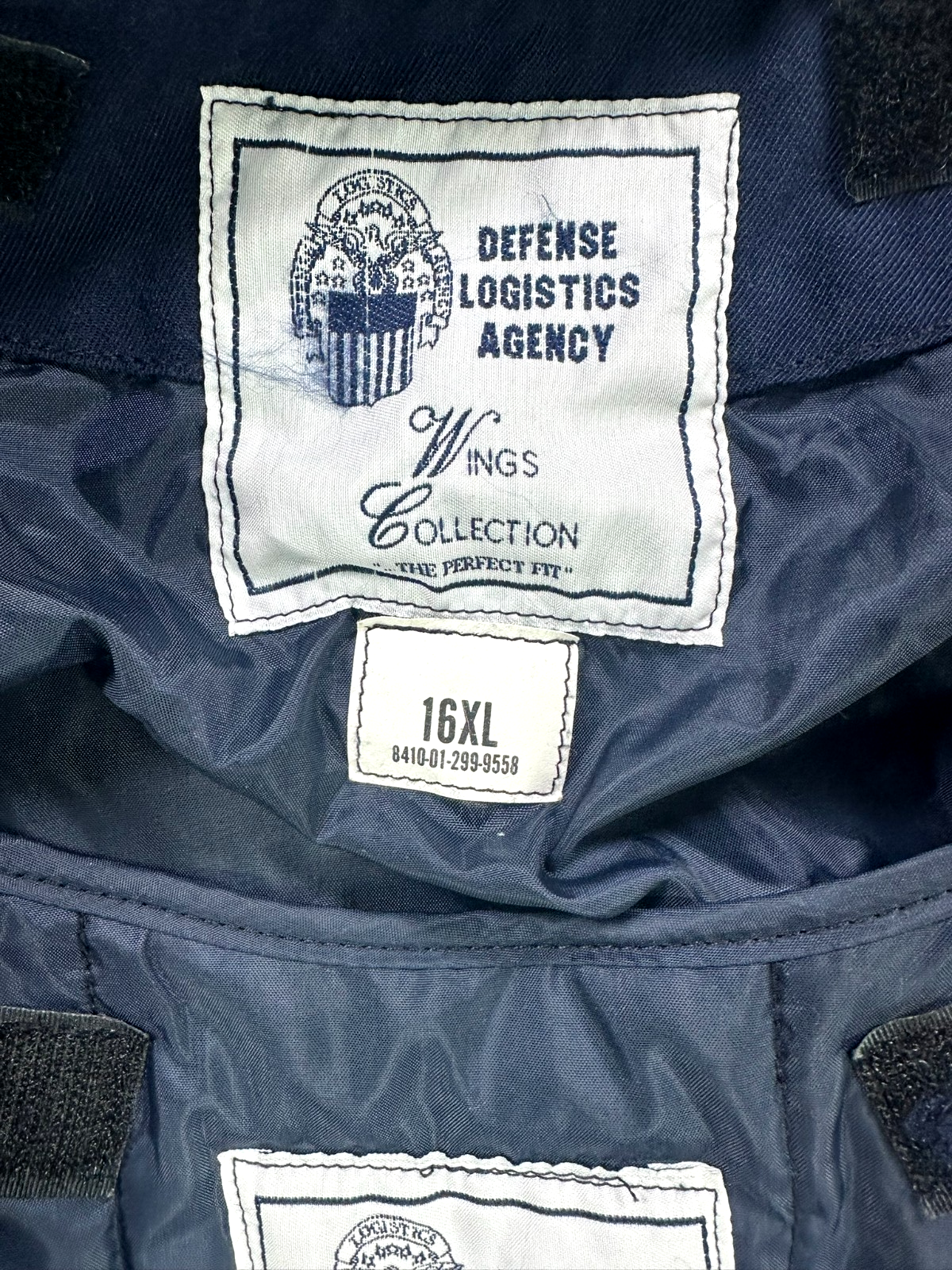 Women's Blue US Air Force Defense Logistics Agency Staff Sargeant Jacket- 16/XL
