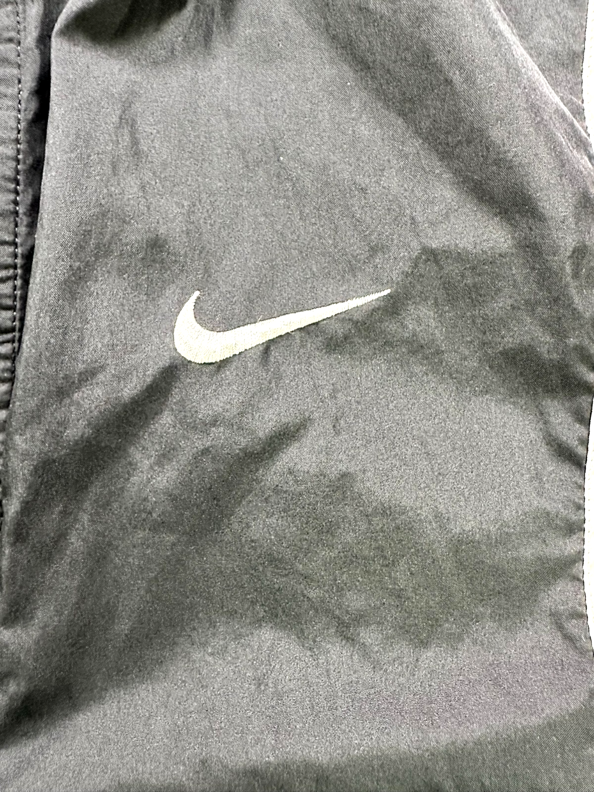 Women's Vintage 1980s Black, Purple & White Nike Running Windbreaker- Size M