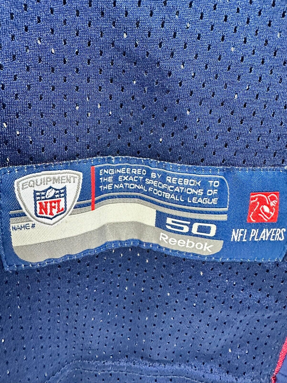 Tom Brady NFL Reebok On Field New England Patriots Football Jersey- Size 50