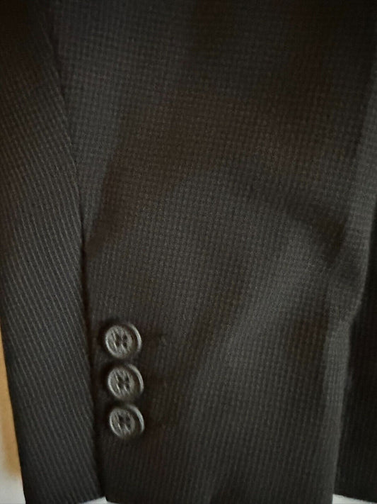 Men's Armani Exchange Black Blazer (Style 6GZG36 ZNHAZ)- Size 44