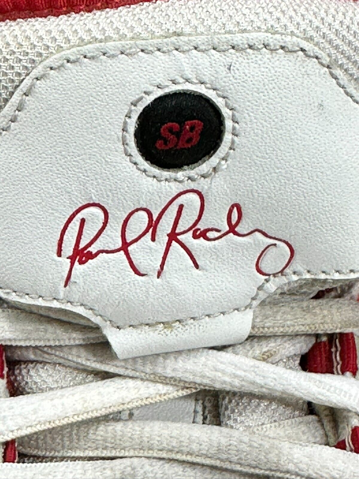 Men's Nike Paul Rodriguez 2 Zoom Air High White Varsity Red- Size 10
