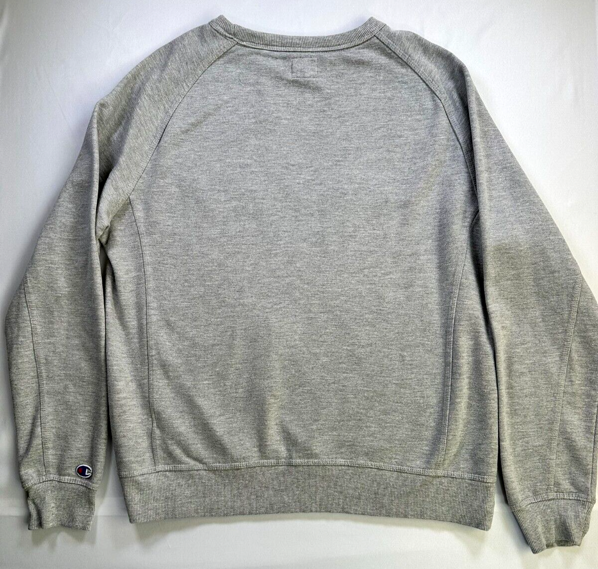 Men's Gray Vintage Champion Logo Sweatshirt- Size XL
