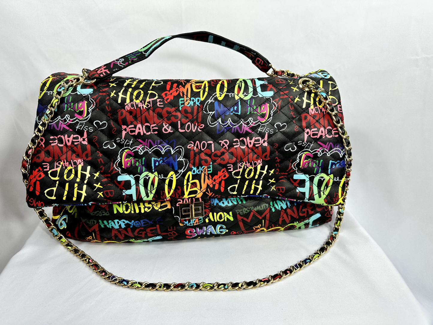 Graffiti Style Medium Duffle Bag