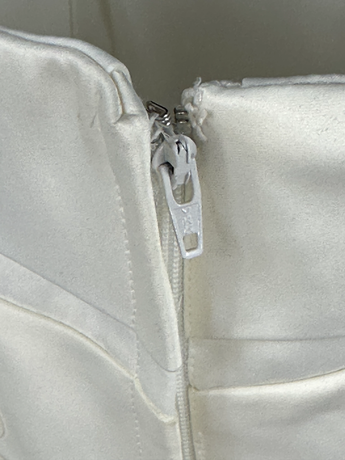 Women's Galina Tea Length Wedding Dress- Ivory ES9895 Size 6