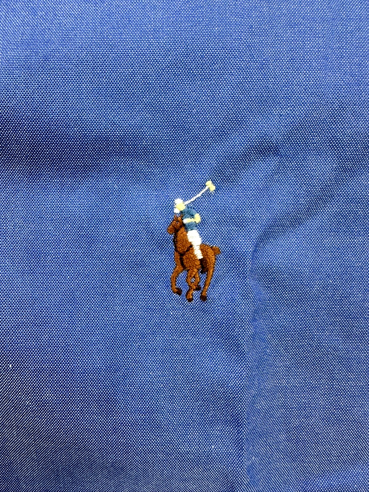 Men's Blue Ralph Lauren Yarmouth Pinpoint Oxford Buttondown Shirt- Size 16.5/33