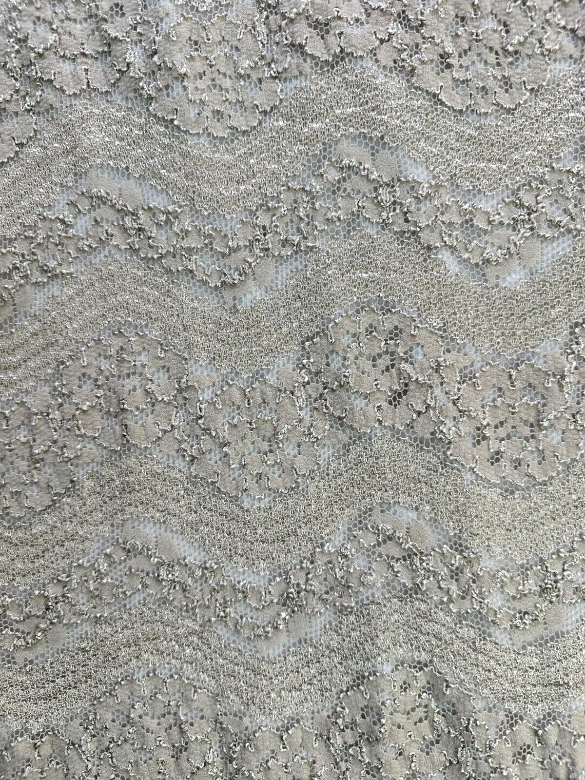 Women's Ivory Lace Faith Couture By Michele Gonda Long Dress- Size S