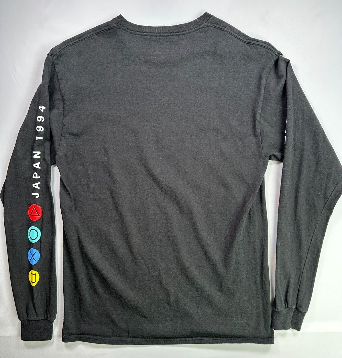 Men's Black Sony Playstation "Japan 1994" Long Sleeve Shirt- Size M