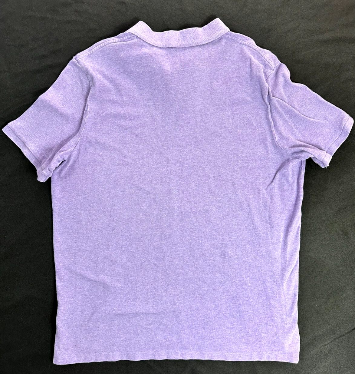 Men's Polo Ralph Lauren Collared Short Sleeve Purple Polo Shirt- Size XL