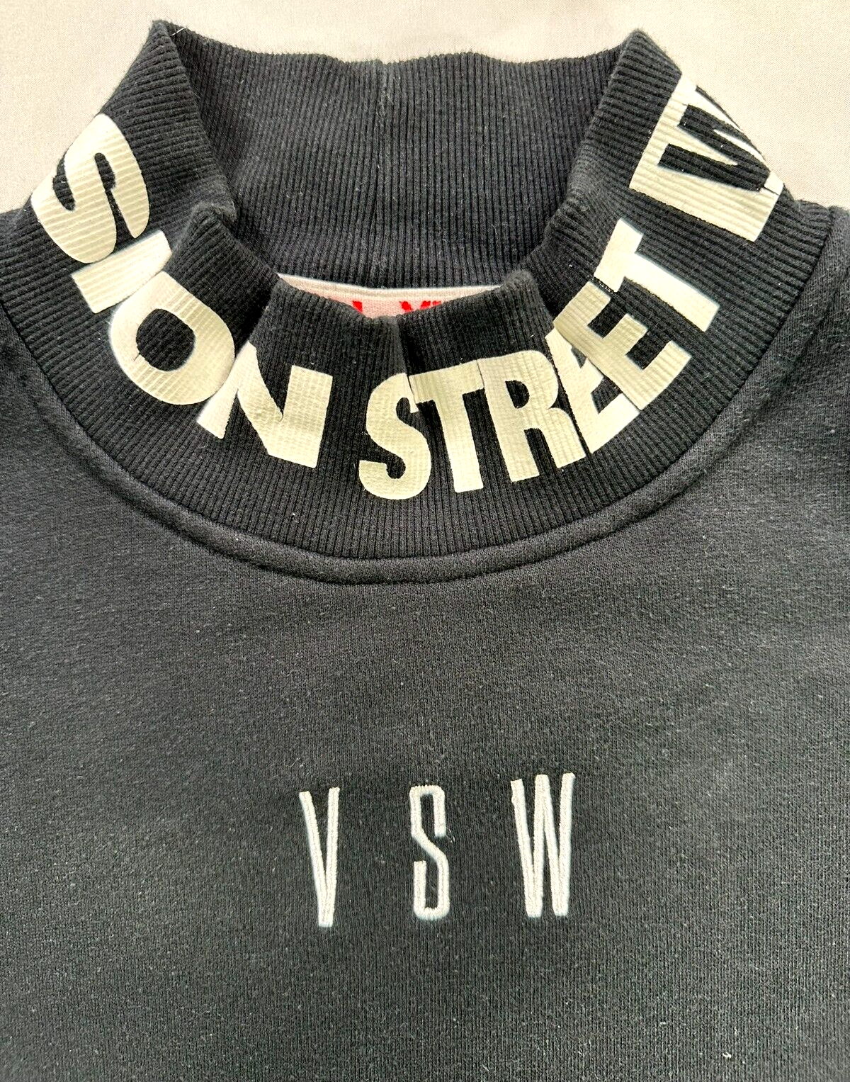 Men's Vintage 90s Black Vision Streetwear Sweatshirt- Size M