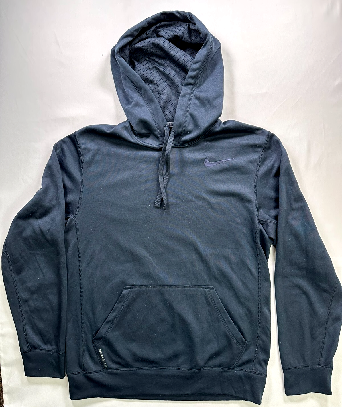 Men's Nike Thermafit Dark Blue Hoodie Sweatshirt- Size S