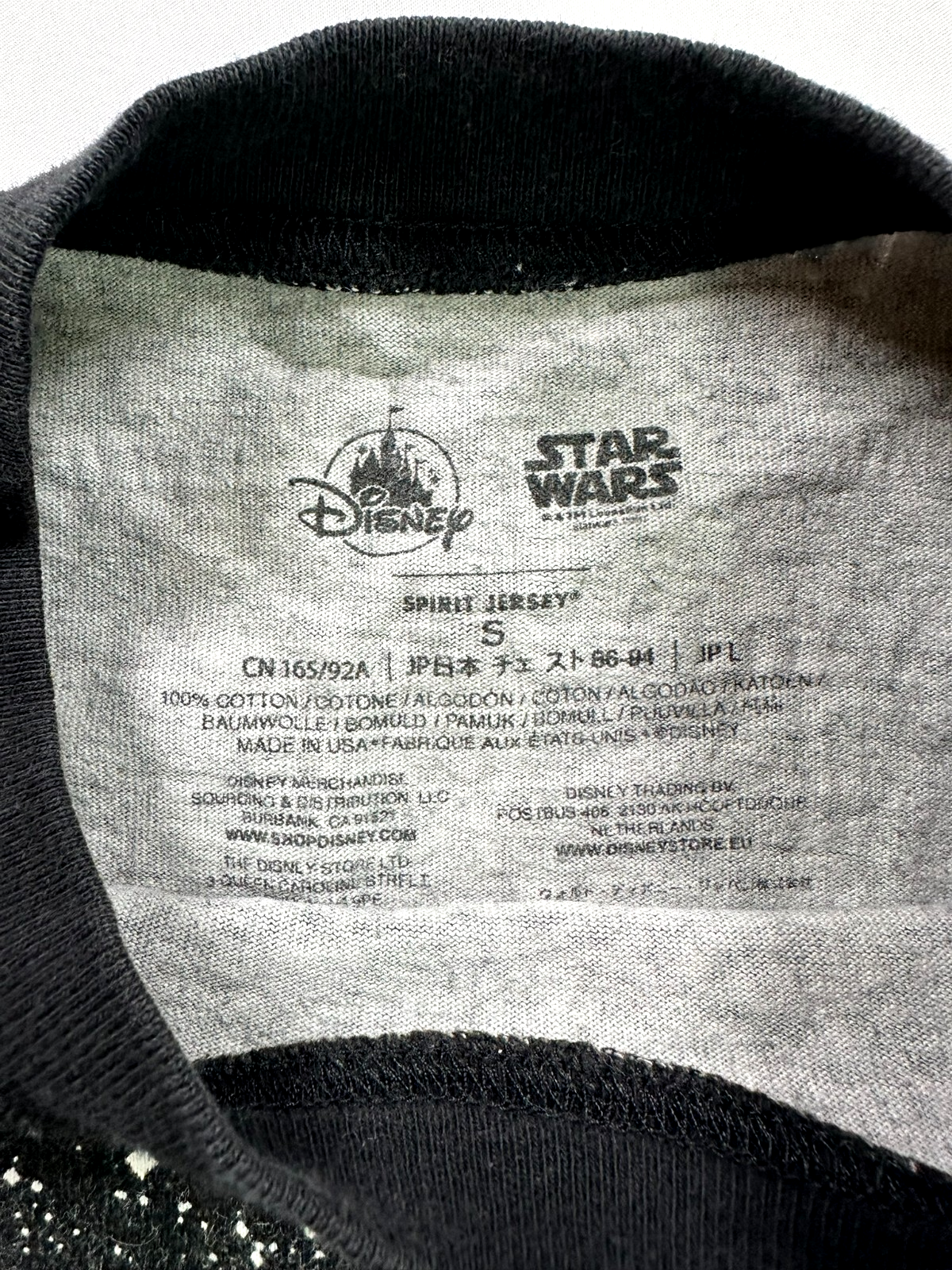 Men's Star Wars- The Rise Of Skywalker Galaxy Long Sleeve Spirit Jersey- Size S