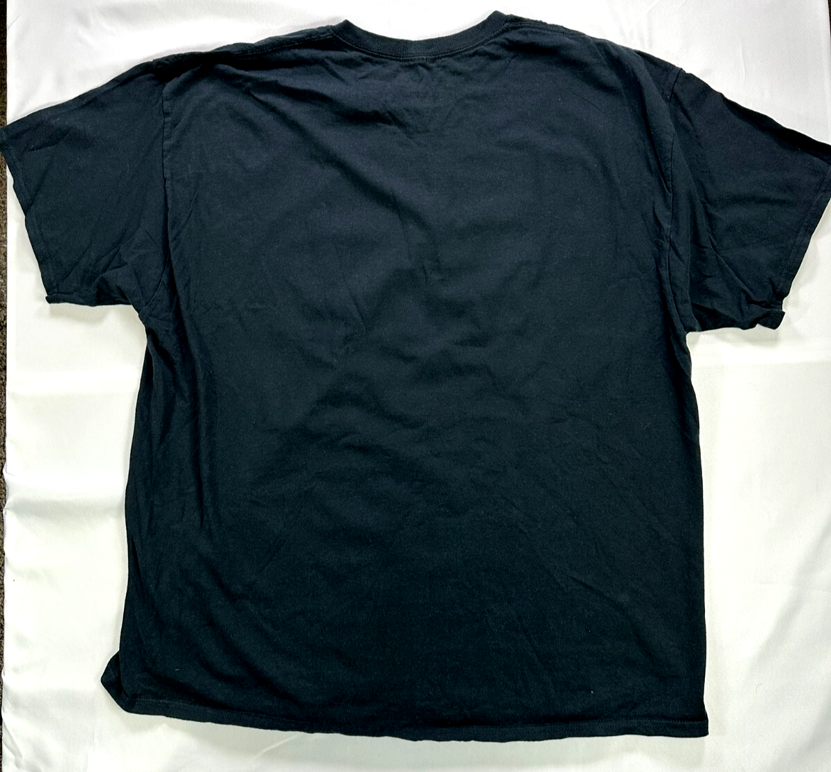 Men's Black Johnny Cash Mugshot Graphic T-Shirt- Size 2XL