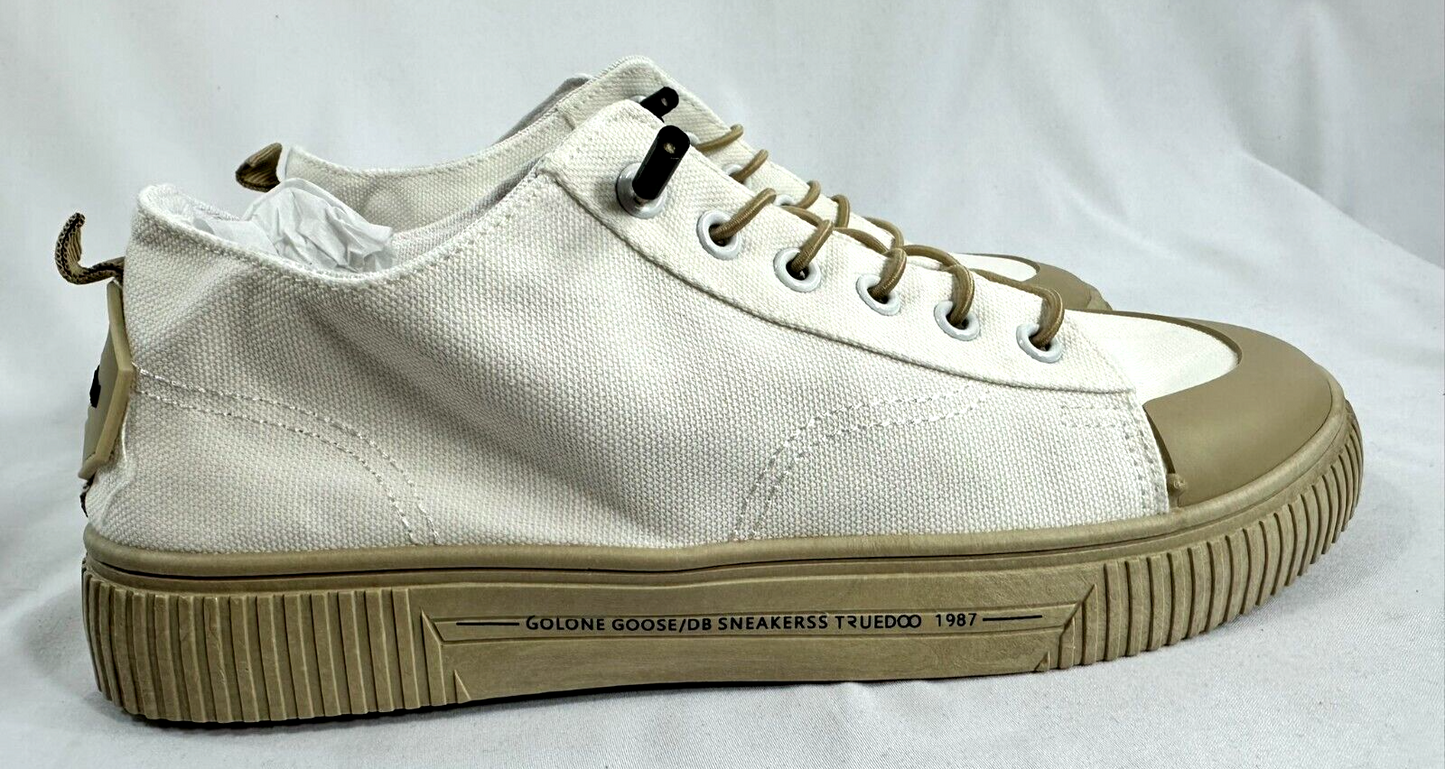 Women's Canvas Style White Sneaker- Size 10.5