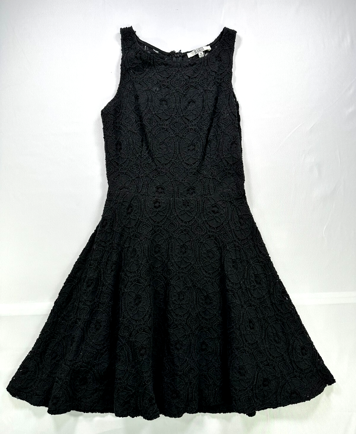 Women's Black BB Dakota Lace Fit & Flare Dress- Size 0