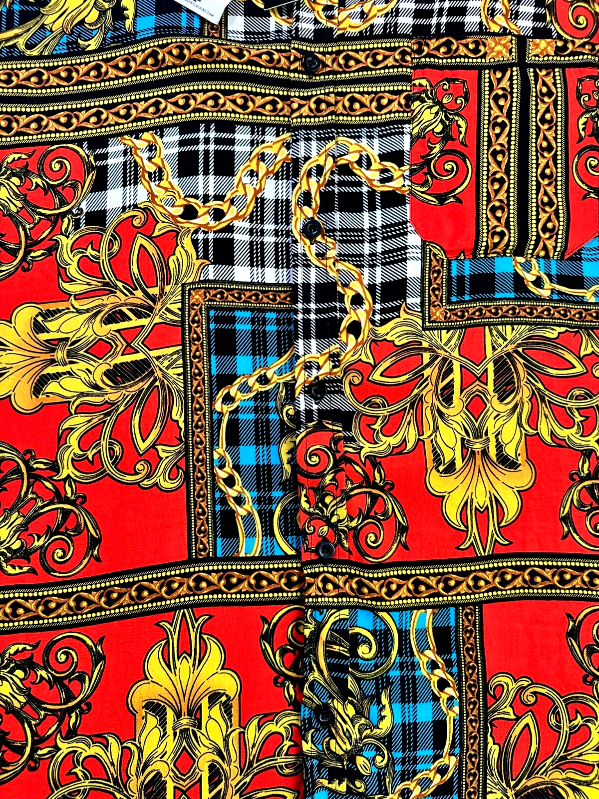 Men's Reason NYC Brand Button Up Shirt- Size XL