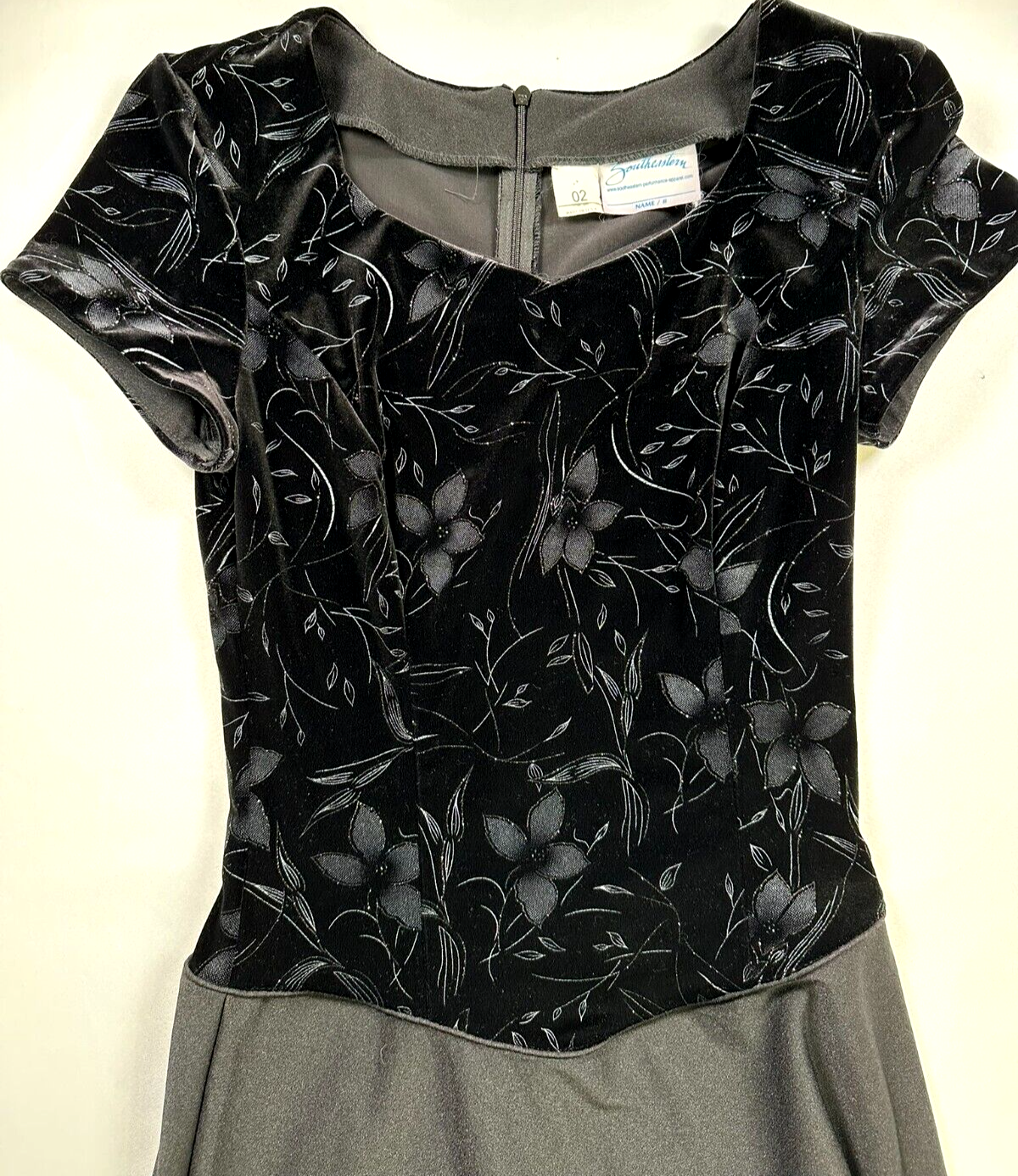 Women's Vintage Black Southeastern Long Gown/ Dress- Size 2