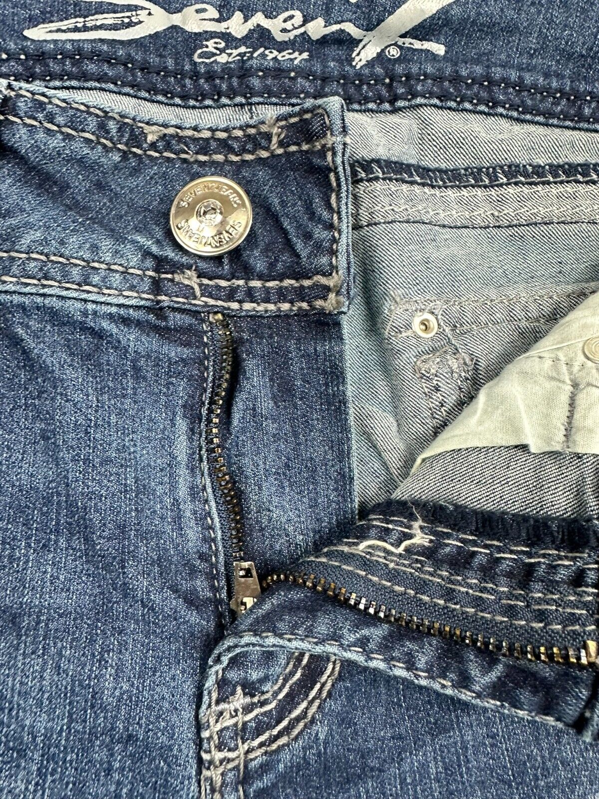 Women's 7 For All Mankind Slim Boot Cut Jeans- Size 12