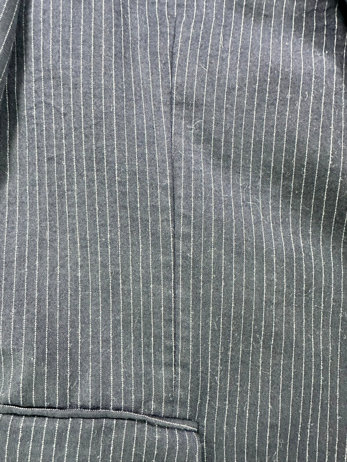 Men's Michael Kors Navy & White Pinstripe Wool Blazer- Size 40R