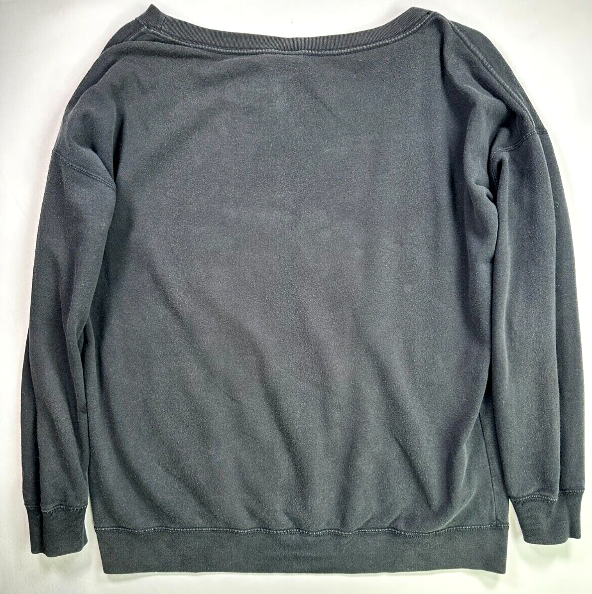 Men's Vintage Nike Black Just Do It Pullover Sweatshirt- Size L