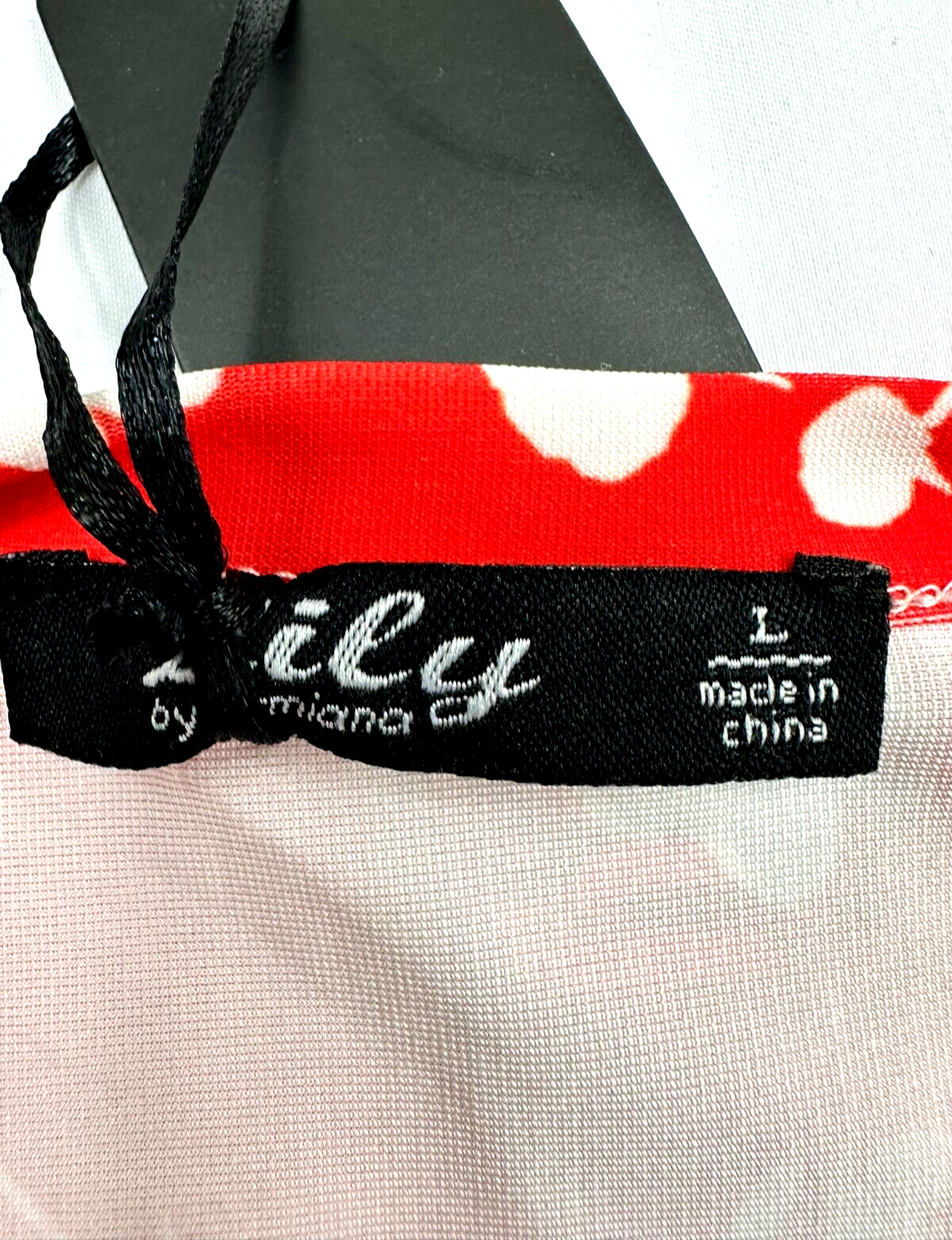 Women's Lily By Farmiana Red & White Stretch Sundress- Size L