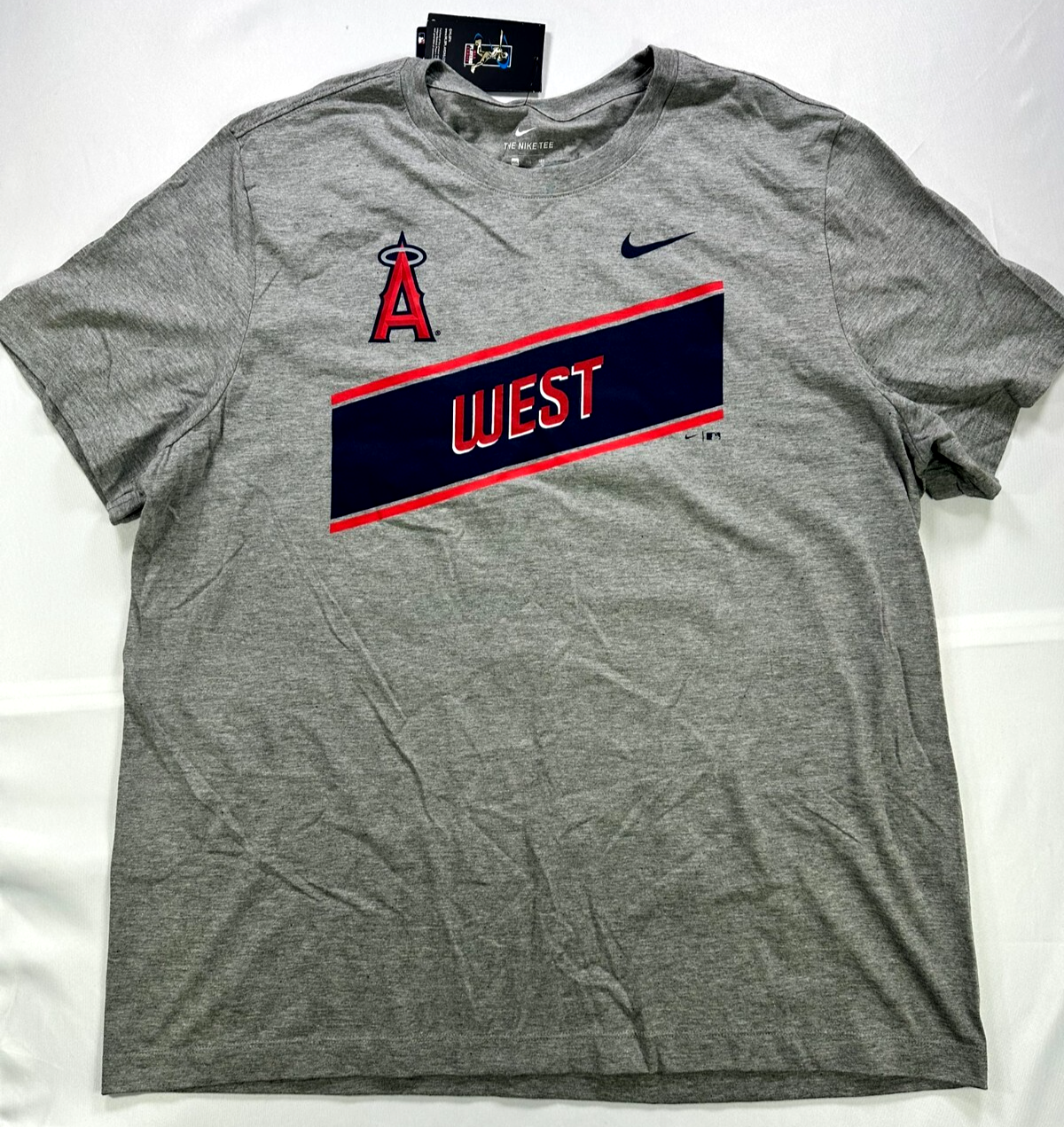 Men's Gray MLB All Star West Shohei Ohtani LA Angels T-Shirt- Size 2XL