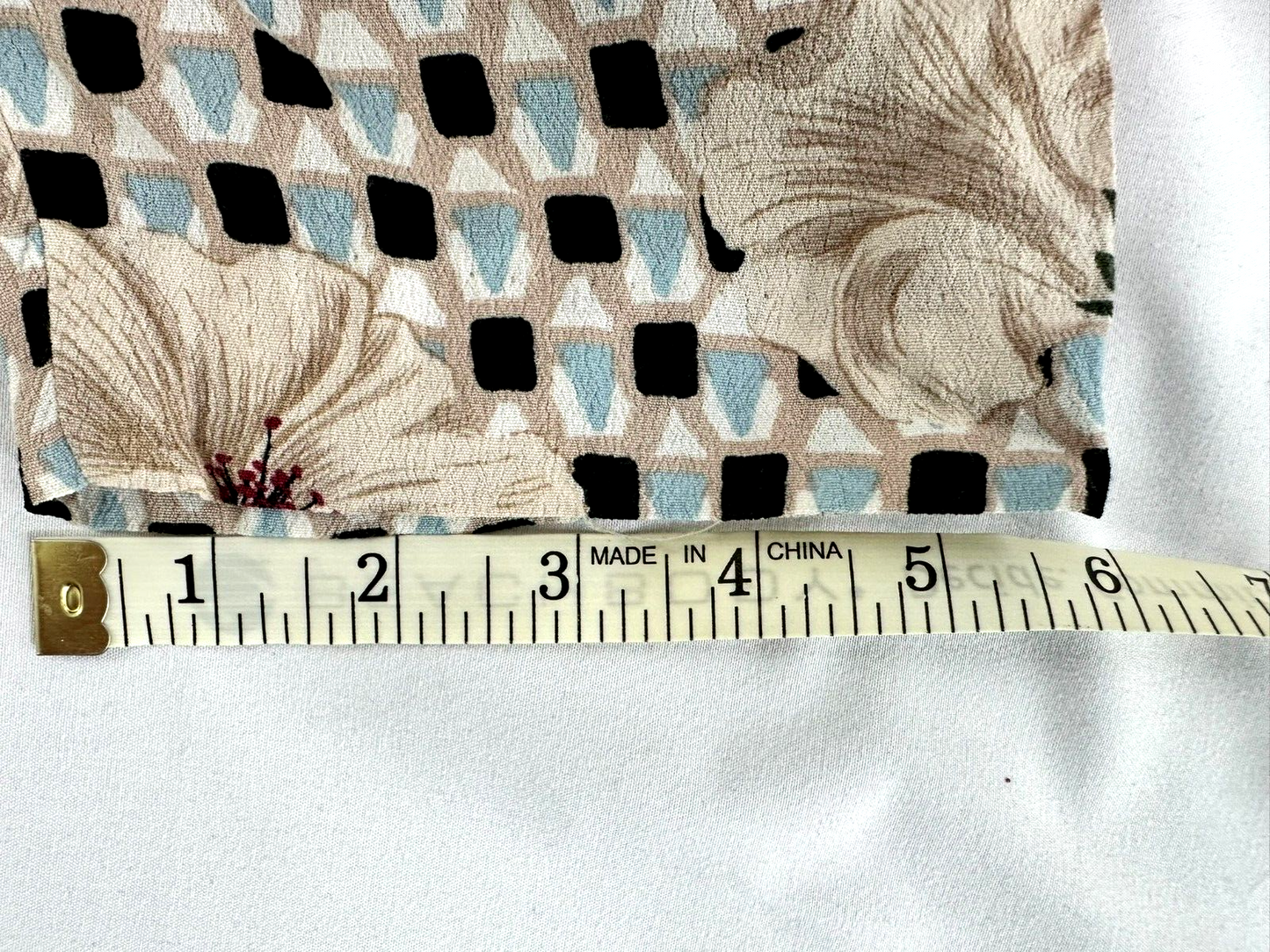 Women's Zara Elastic Waist Printed Comfort Pants- Size S