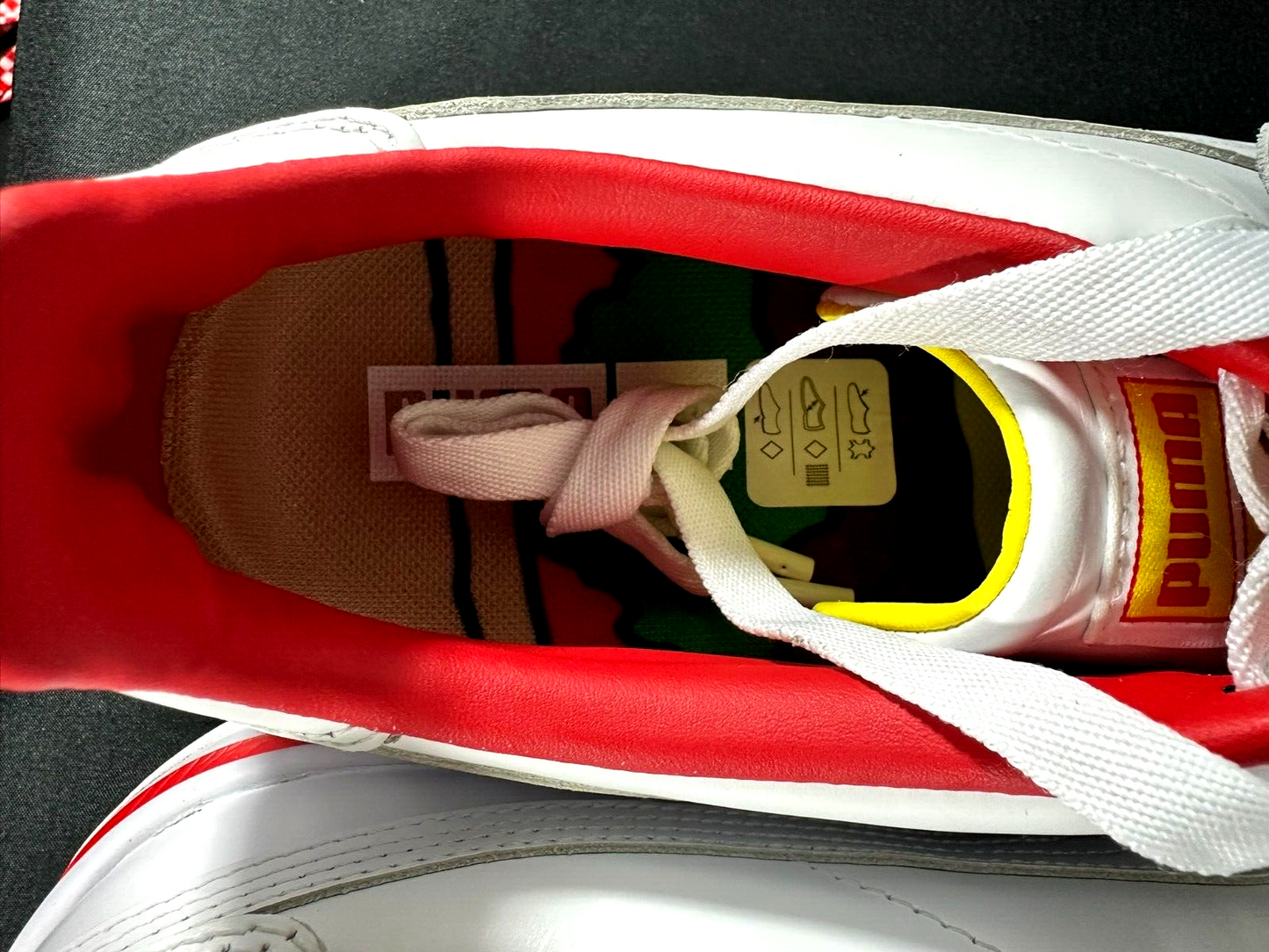 Men's Puma California Drive Thru White Red- Size 10 (In N Out Edition) NIB
