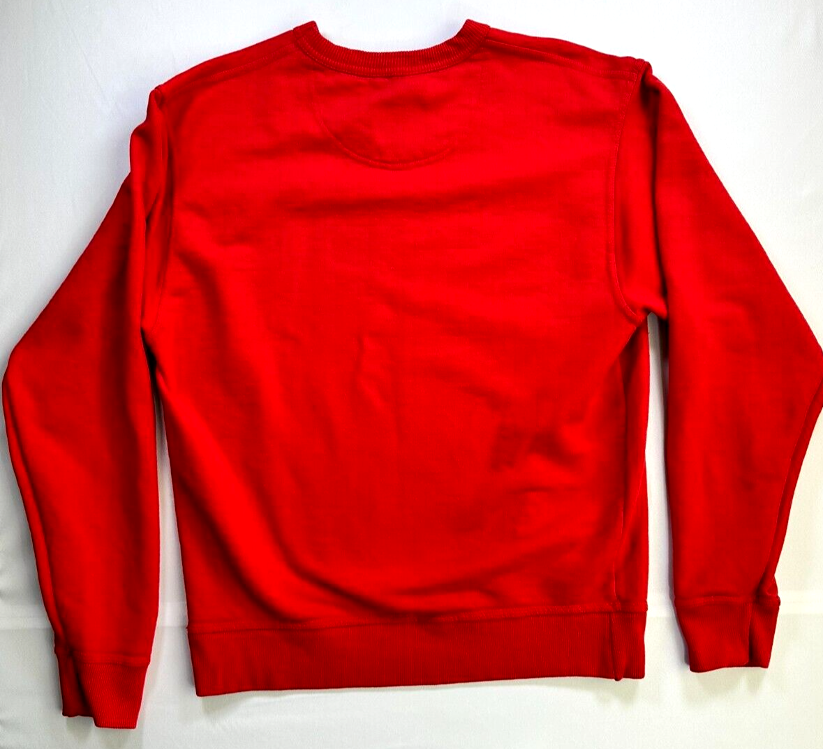 Men's Red Vintage Champion Logo Sweatshirt- Size M