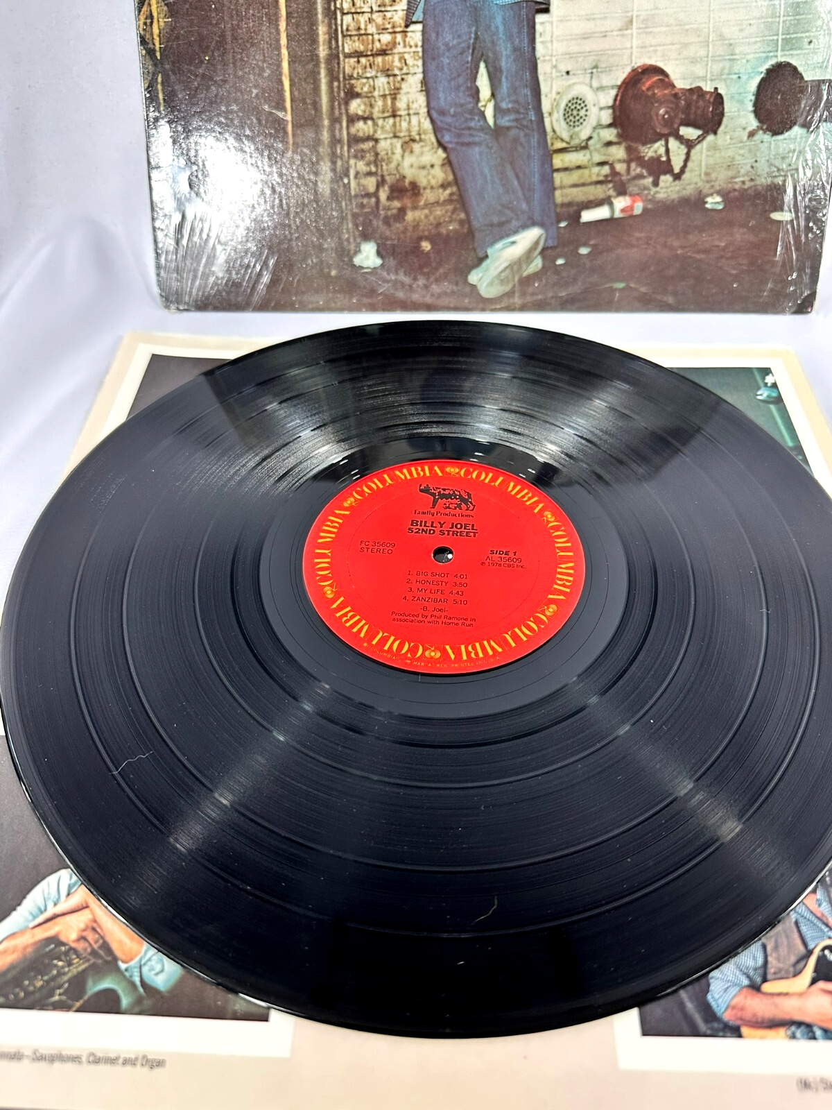 Billy Joel 52nd Street 1978 CBS/ Columbia Records 35609 Vinyl Record