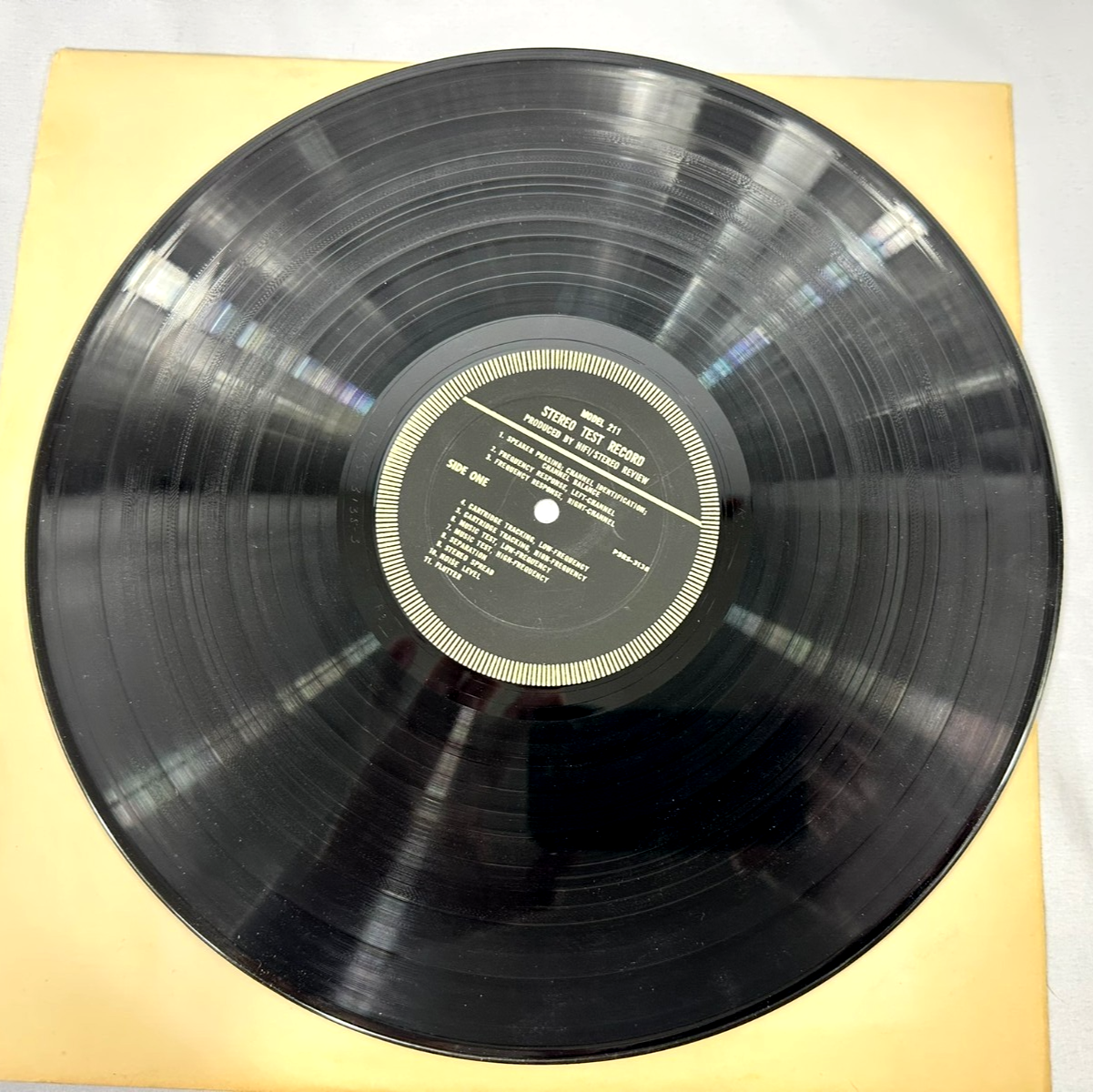HiFi Stereo Review 1963 Stereo Test Record For Home & Laboratory Vinyl Record