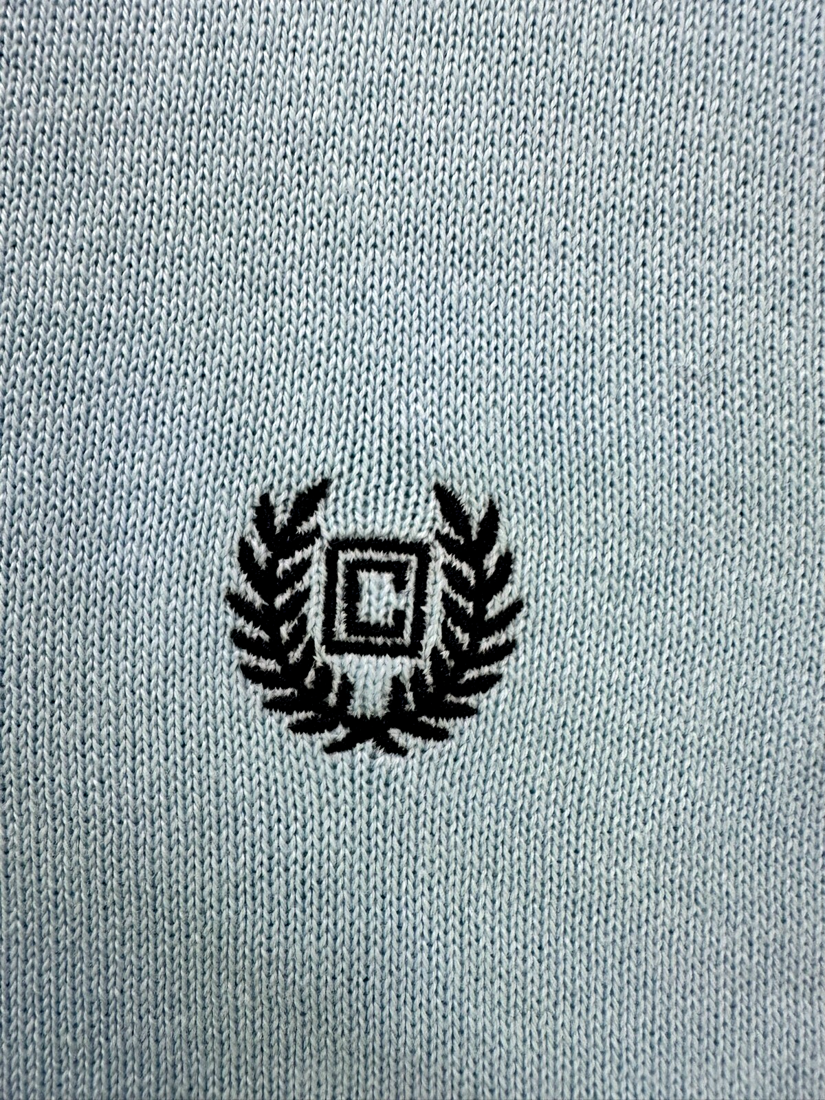 Men's Light Blue Knit Chaps Ralph Lauren Sweater Vest- Size XL