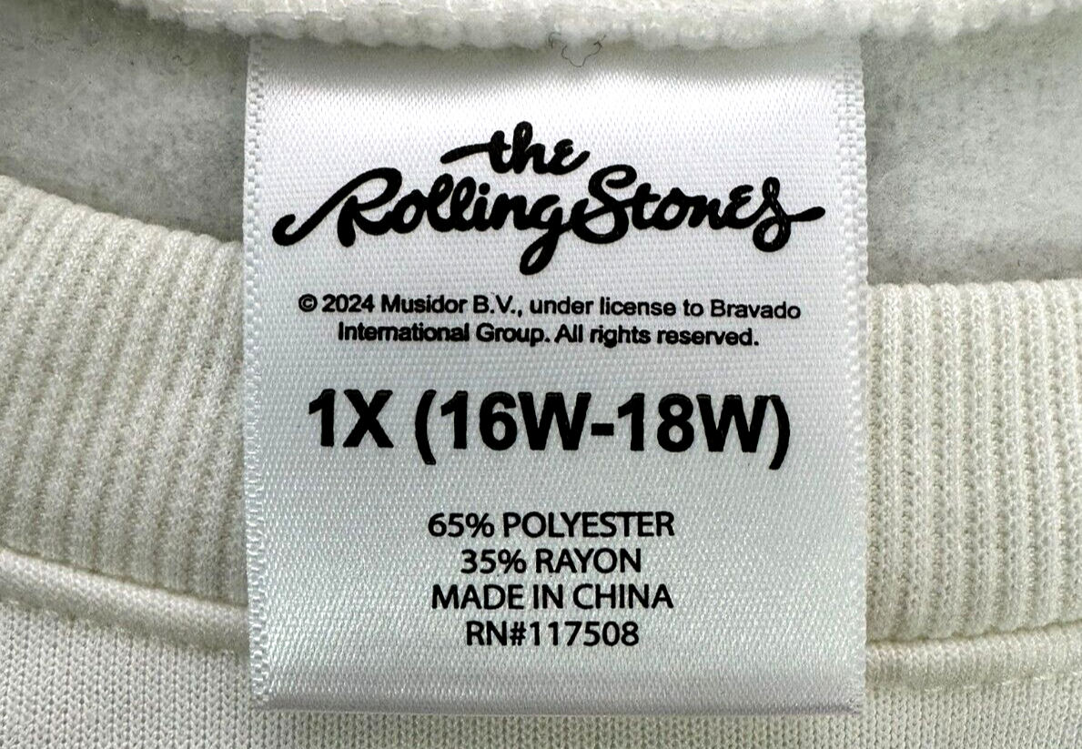 Women's Rolling Stones Sweatshirt- Size XL