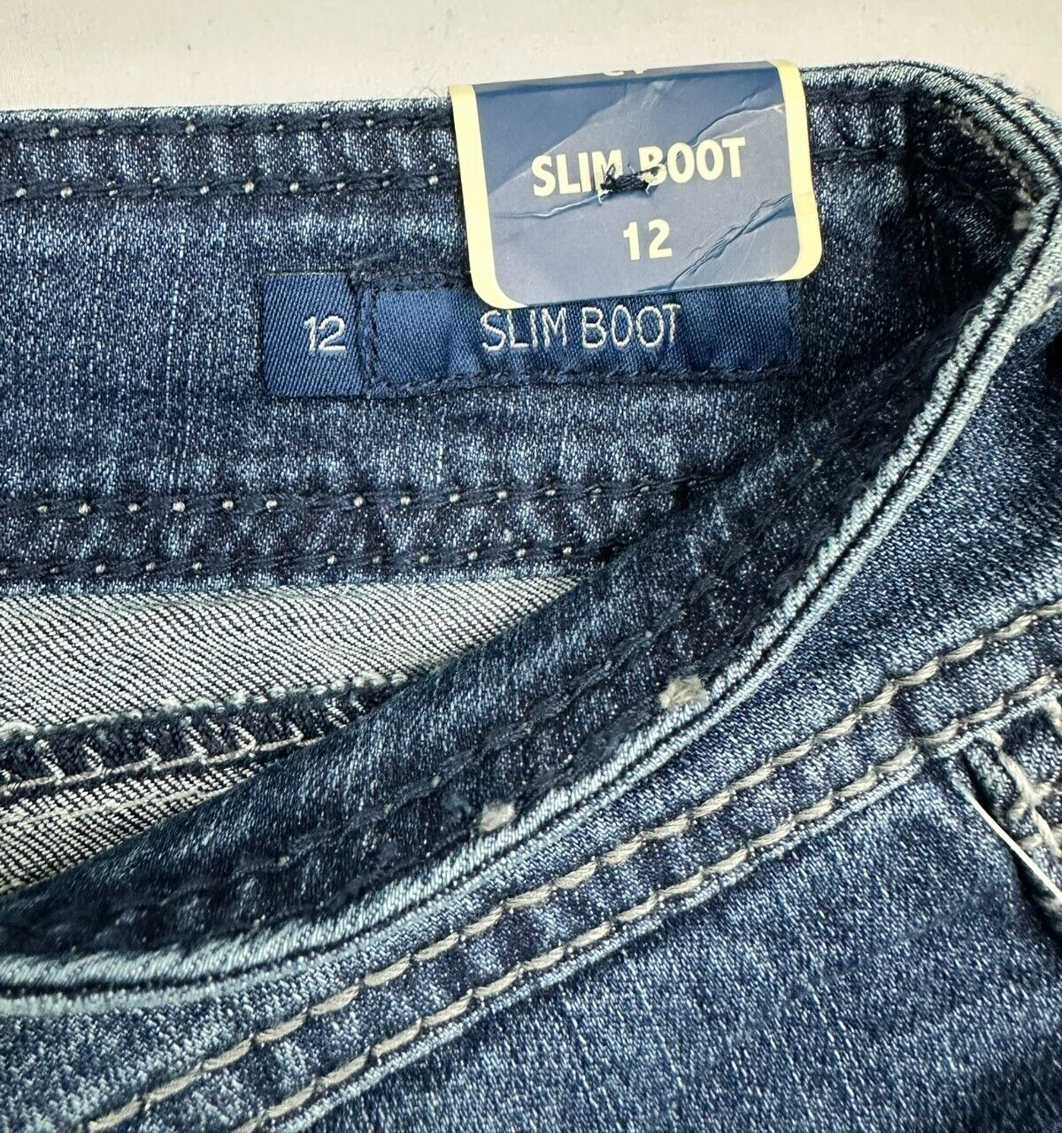 Women's 7 For All Mankind Slim Boot Cut Jeans- Size 12