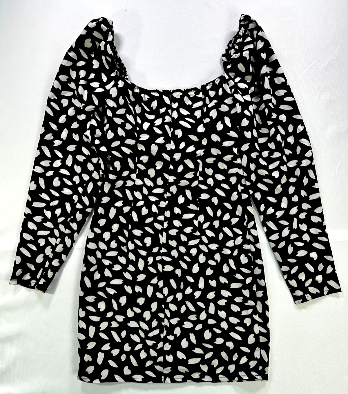 Women's Black & White Pretty Little Thing Sheath Dress- Size 2