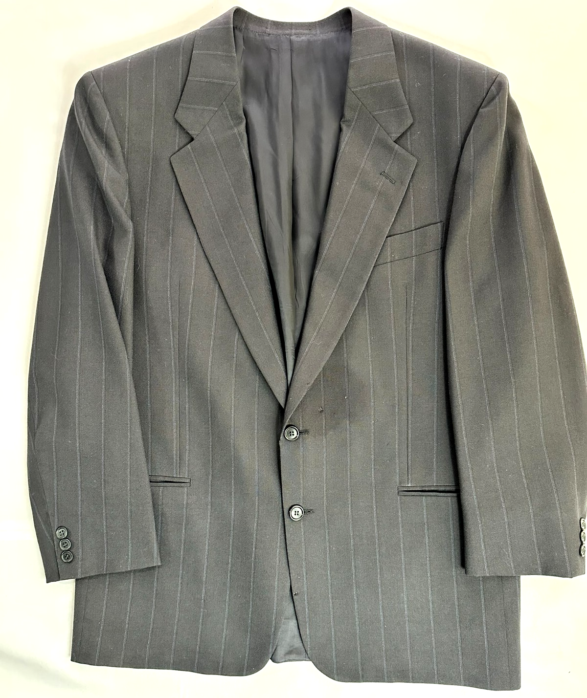 Men's Valentino UOMO 100% Wool Pinstripe Suit Jacket- Size 42R