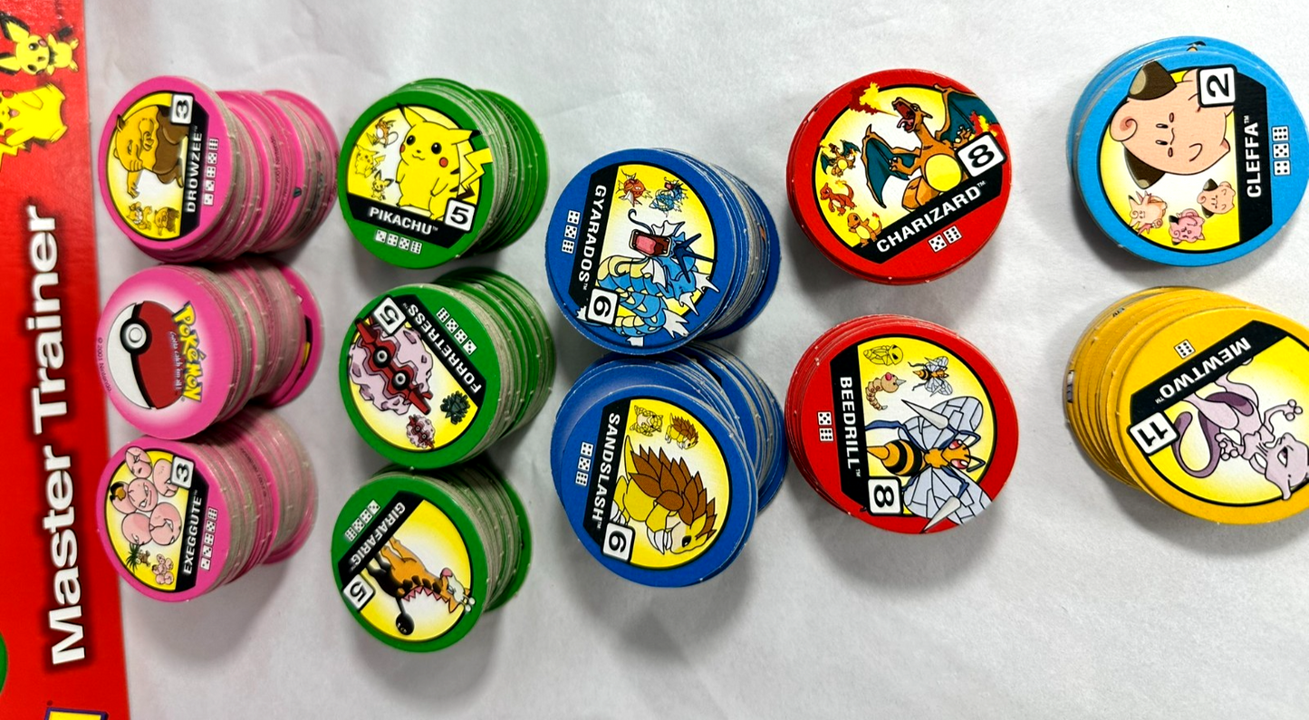 Pokémon Master Trainer Board Game Gold & Silver- Hasbro/ Milton Bradley (2001)