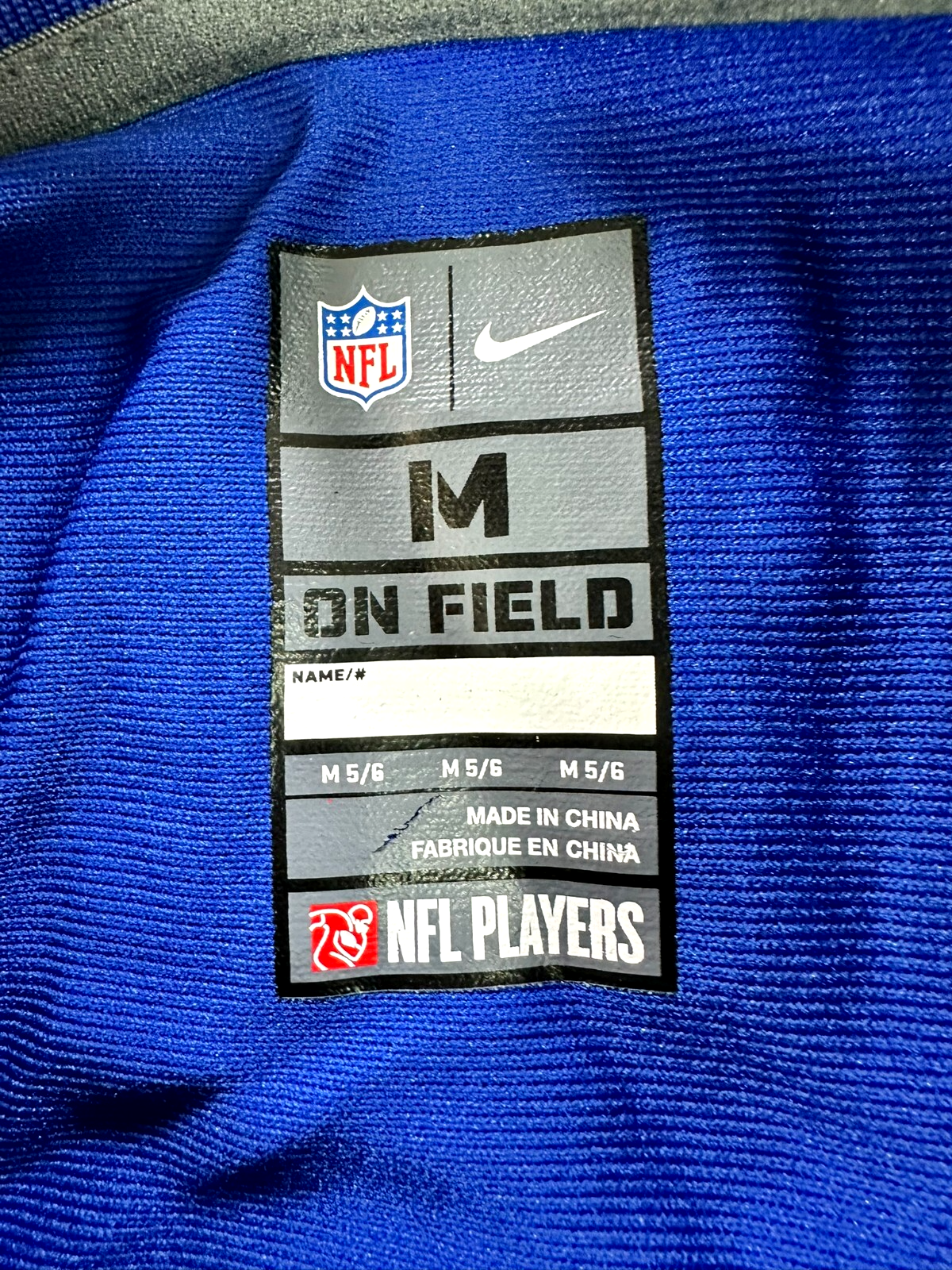 Kids Nike NFL New York Giants On Field Edition Sequon Barkley #26 Jersey- Size M