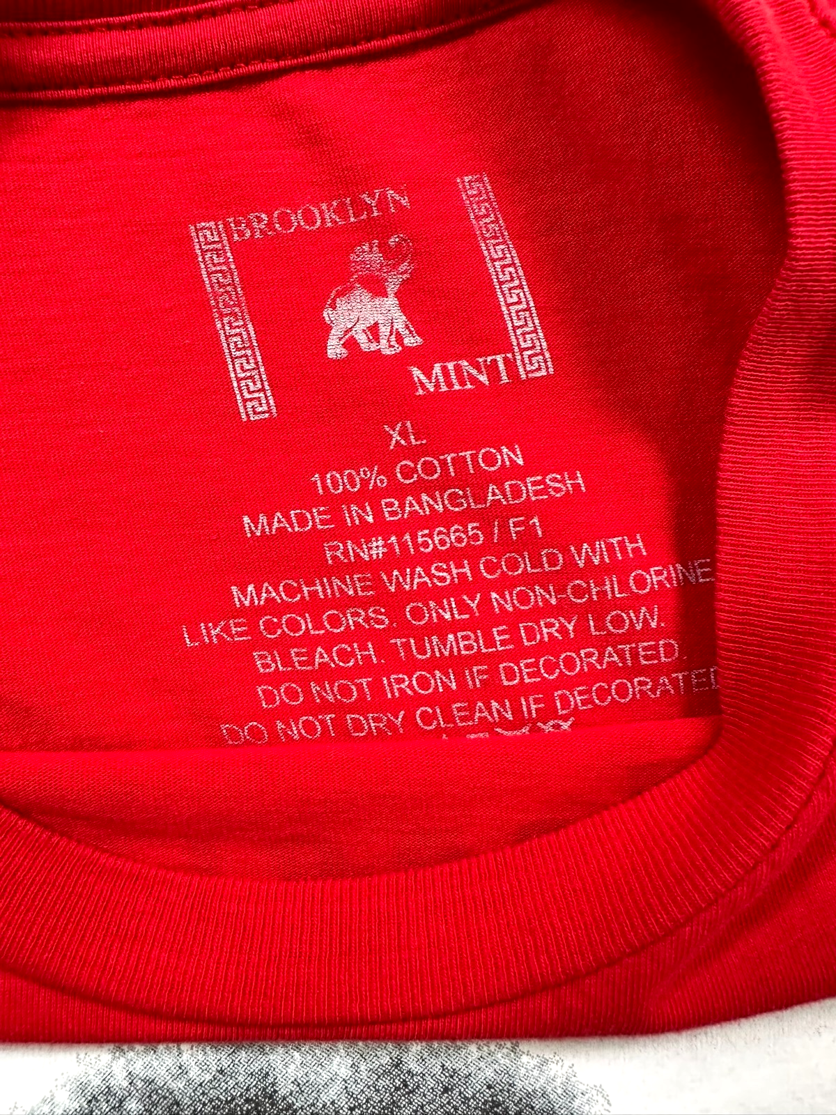 Men's Red Brooklyn Mint Notorious BIG Ready to Die T-Shirt- Size XL