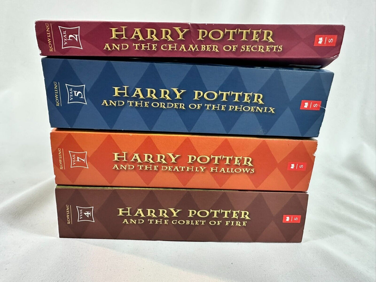Harry Potter Paperback Book Lot (4 Edition LOT)