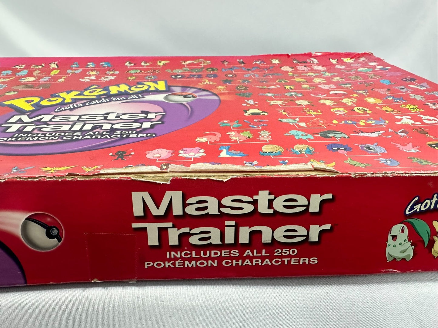Pokémon Master Trainer Board Game Gold & Silver- Hasbro/ Milton Bradley (2001)