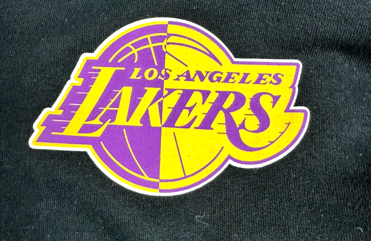 Men's Official NBA Los Angeles Lakers Zip Up Long Sleeve Jacket- Size L