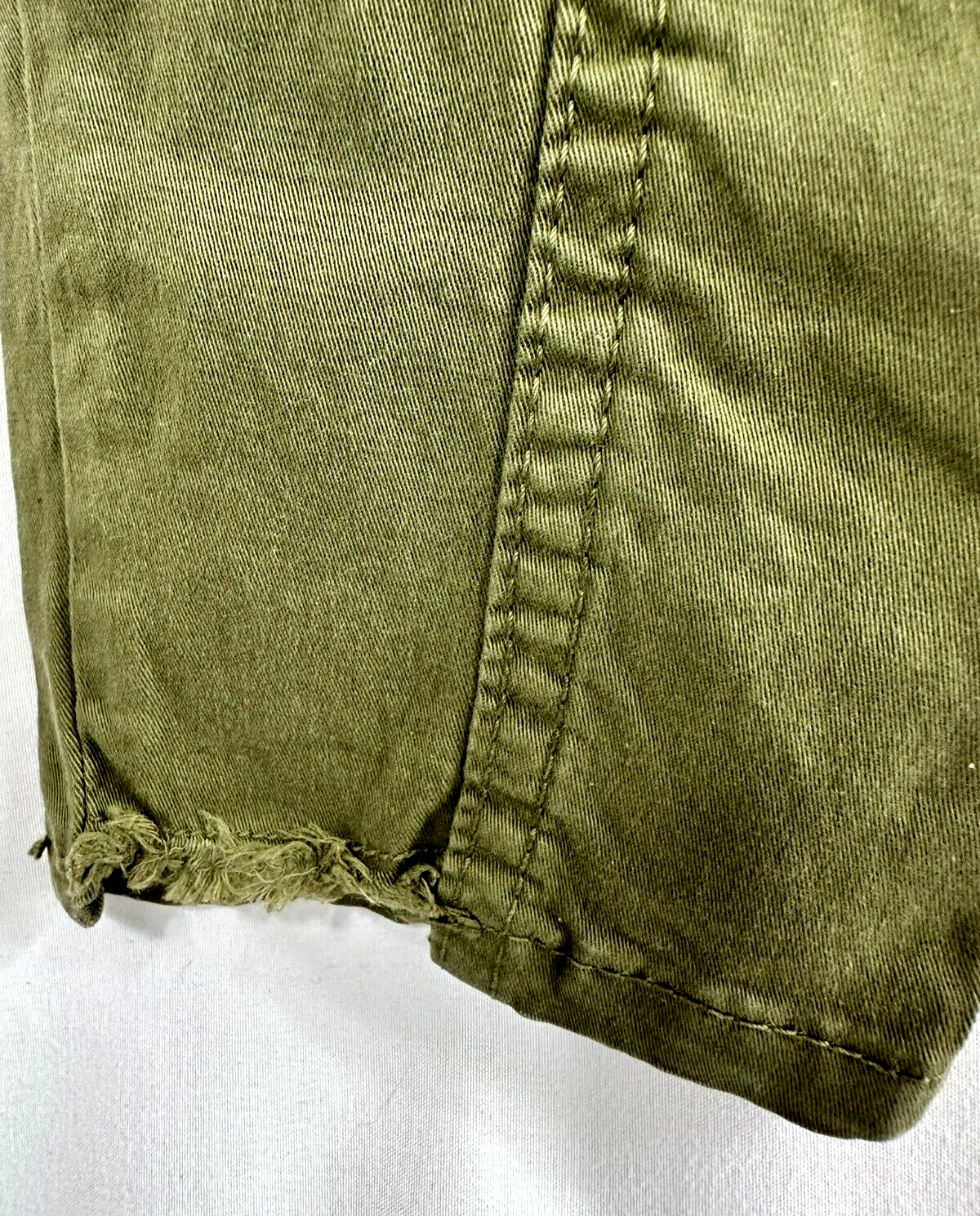 Women's Zara Denimwear Z1975 Olive Stretch Pants- Size 4